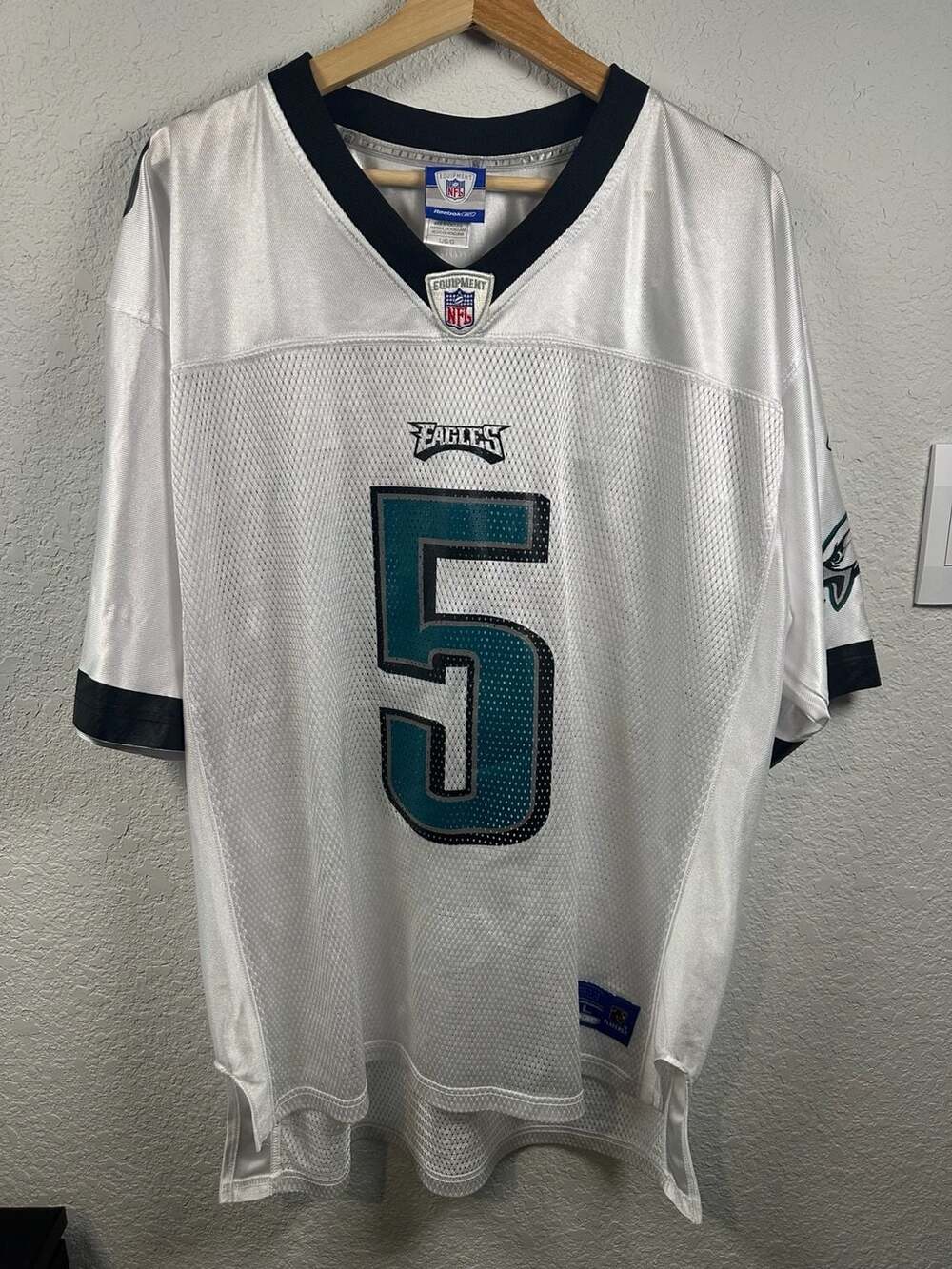 Reebok Philadelphia Eagles Donovan McNabb 5 Jersey Size L